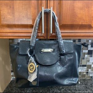 Brand New Versace Bag  New withTags Nicolette Stingray Tote  color Black Noir